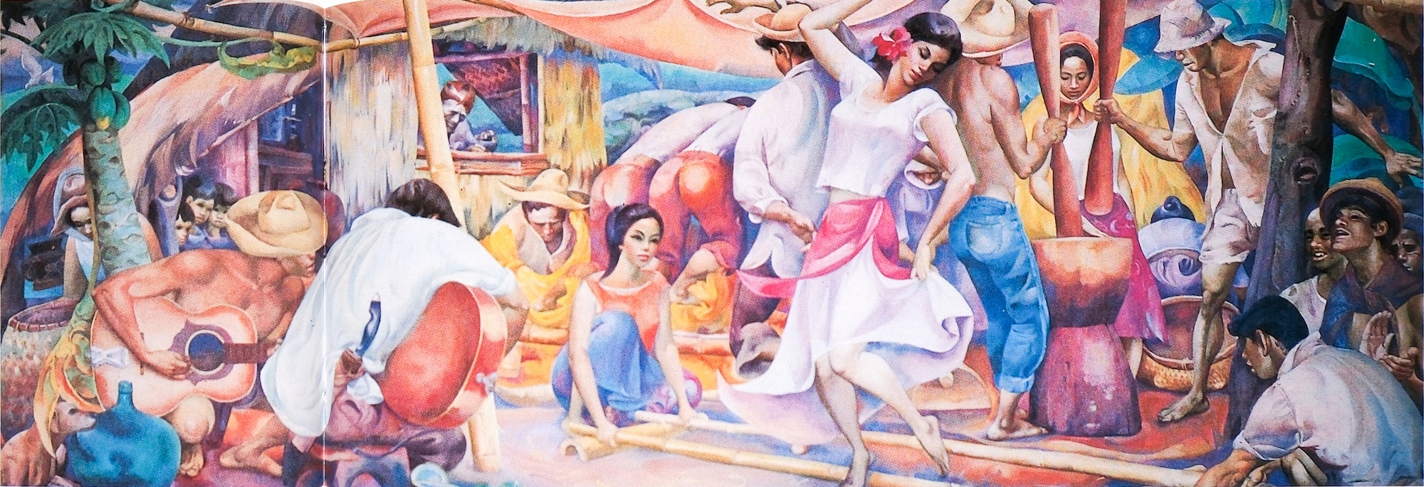 Lot 31 - Botong Francisco's "Tinikling No. 2"