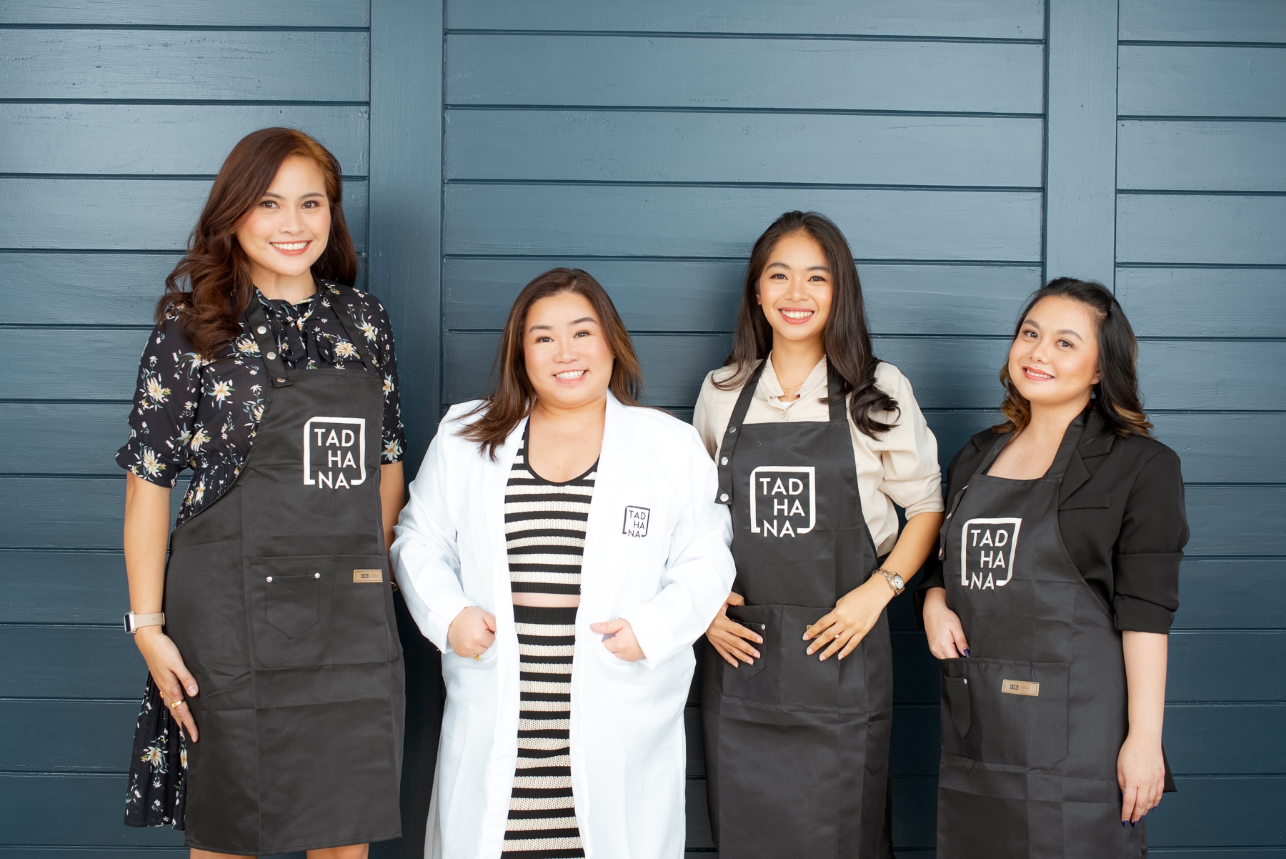 Filipino perfumers: Shale Albao (second from left)