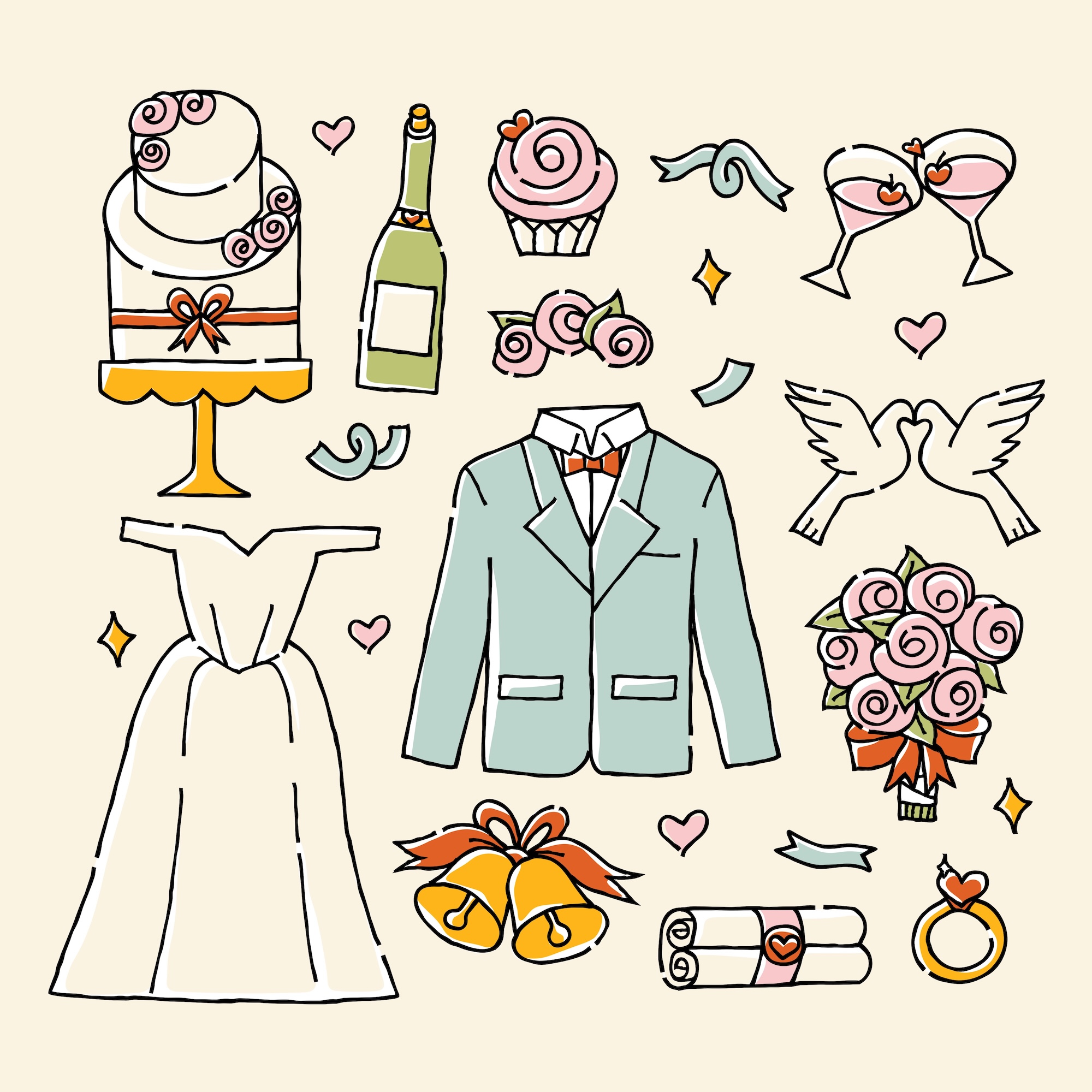 Are you going big or going intimate? Will your respective families be able to help out with the wedding expenses?