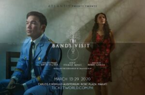 “The Band’s Visit,” with Mark Bautista and Menchu Lauchengco Yulo, was interrupted by the pandemic lockdown. —CONTRIBUTED PHOTOS