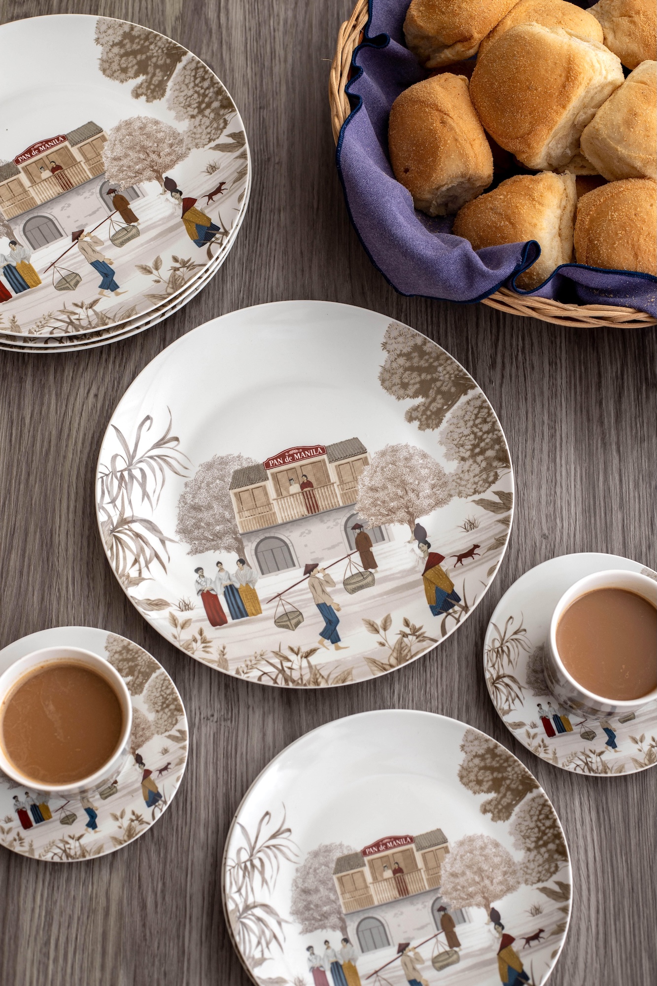 Limited-edition plates and cups in collaboration with Casa Juan and Mia Lara