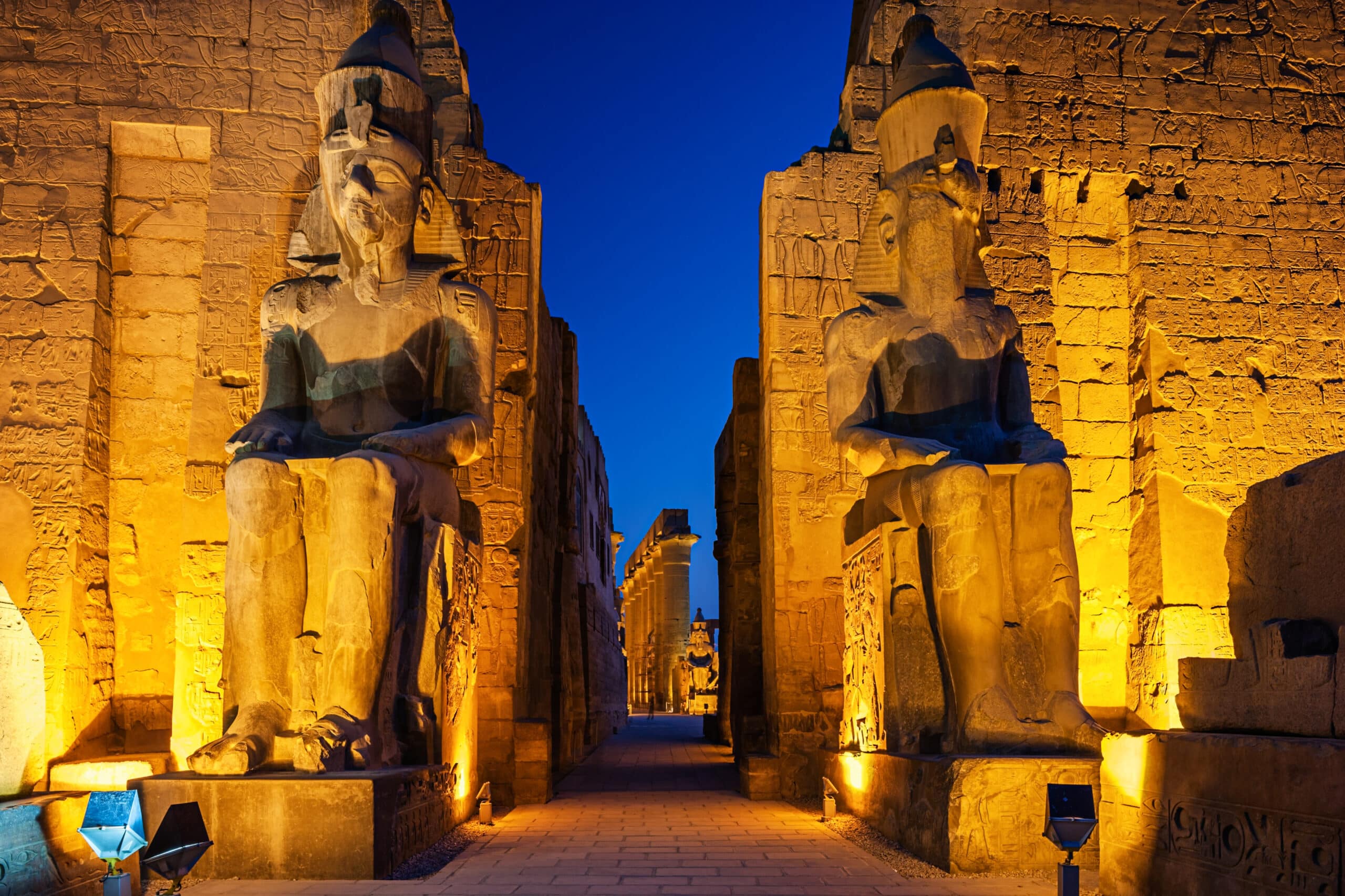 Pagpasok ng Luxor Temple sa Egypt