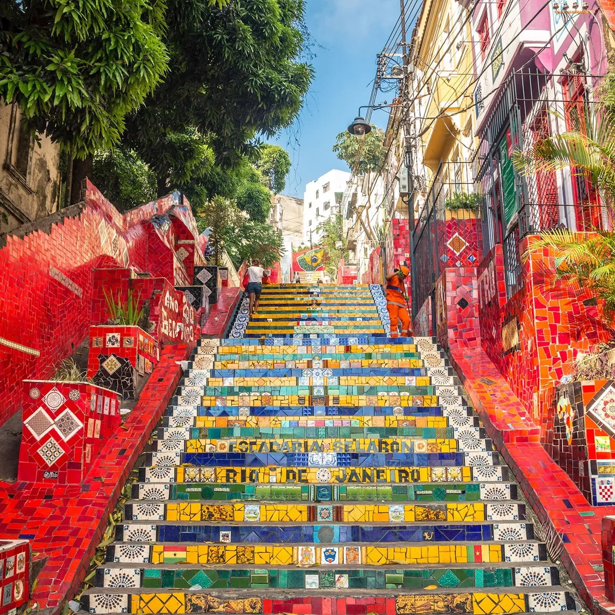 Ang Selaron Staircase sa Rio de Janeiro