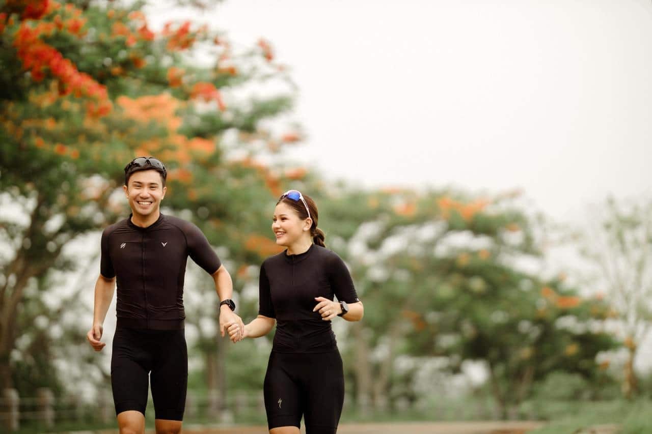 What this triathlete couple can teach us about training together