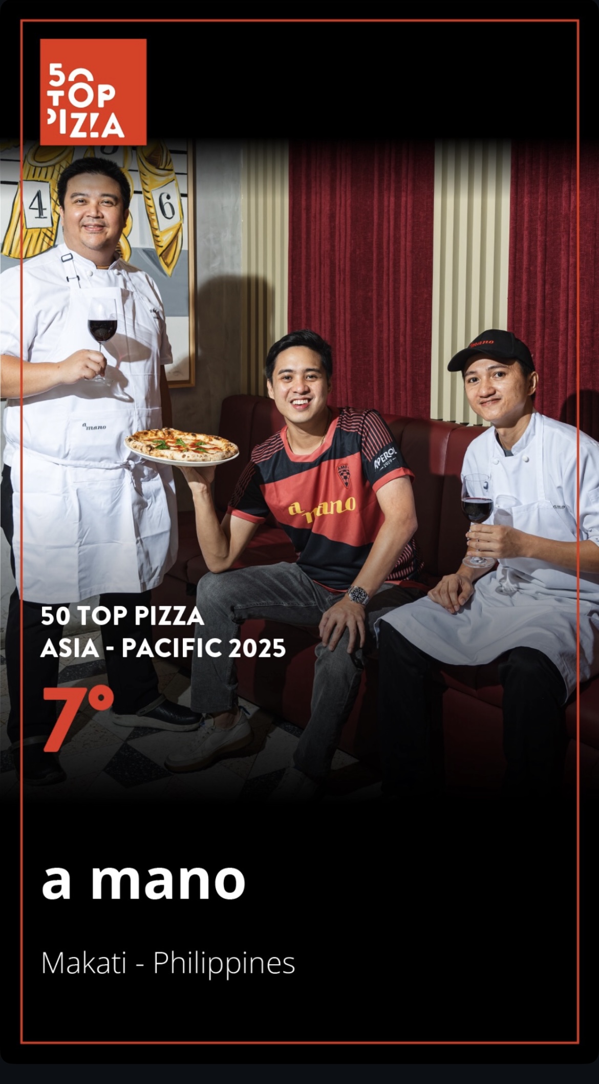 4 pH pizzerias ay nasa top 50 pizza 2025: isang mano