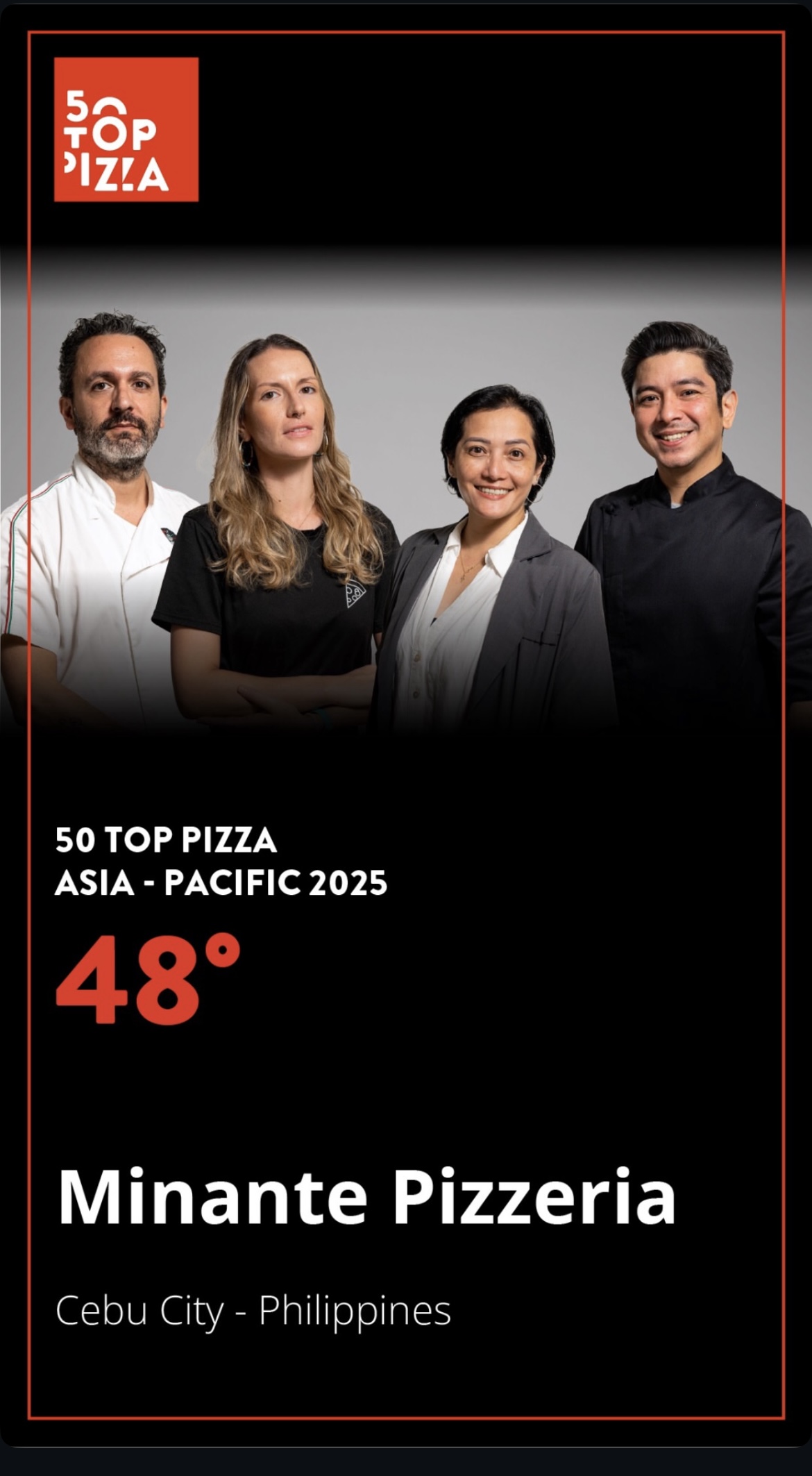 4 pH pizzerias ay nasa top 50 pizza 2025: minante pizzeria