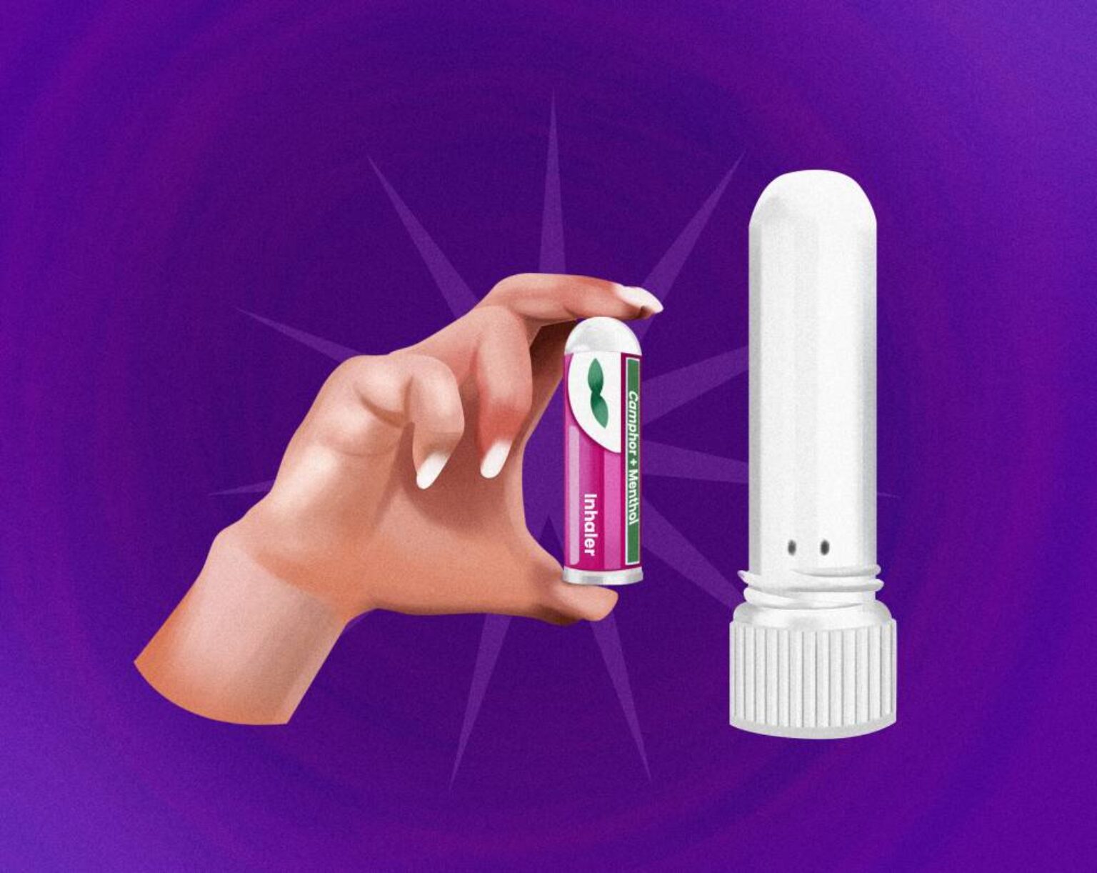 A nasal inhaler will help with congestion, just don’t overuse it ...