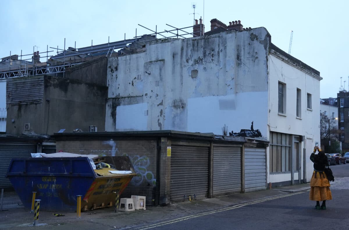 Banksy unveils latest mural in London