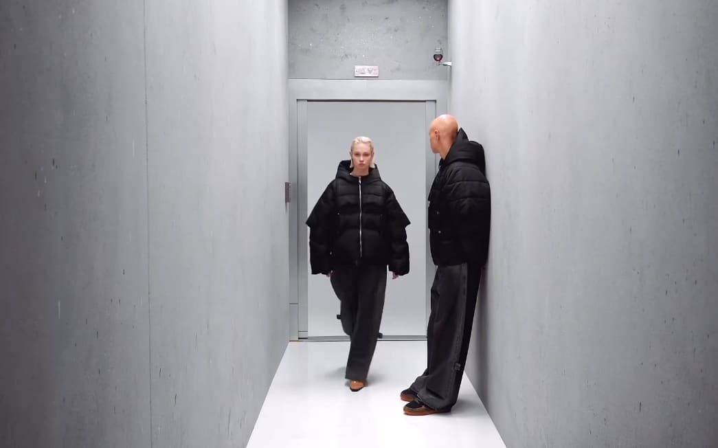 Fashion brands are making denim look like leather