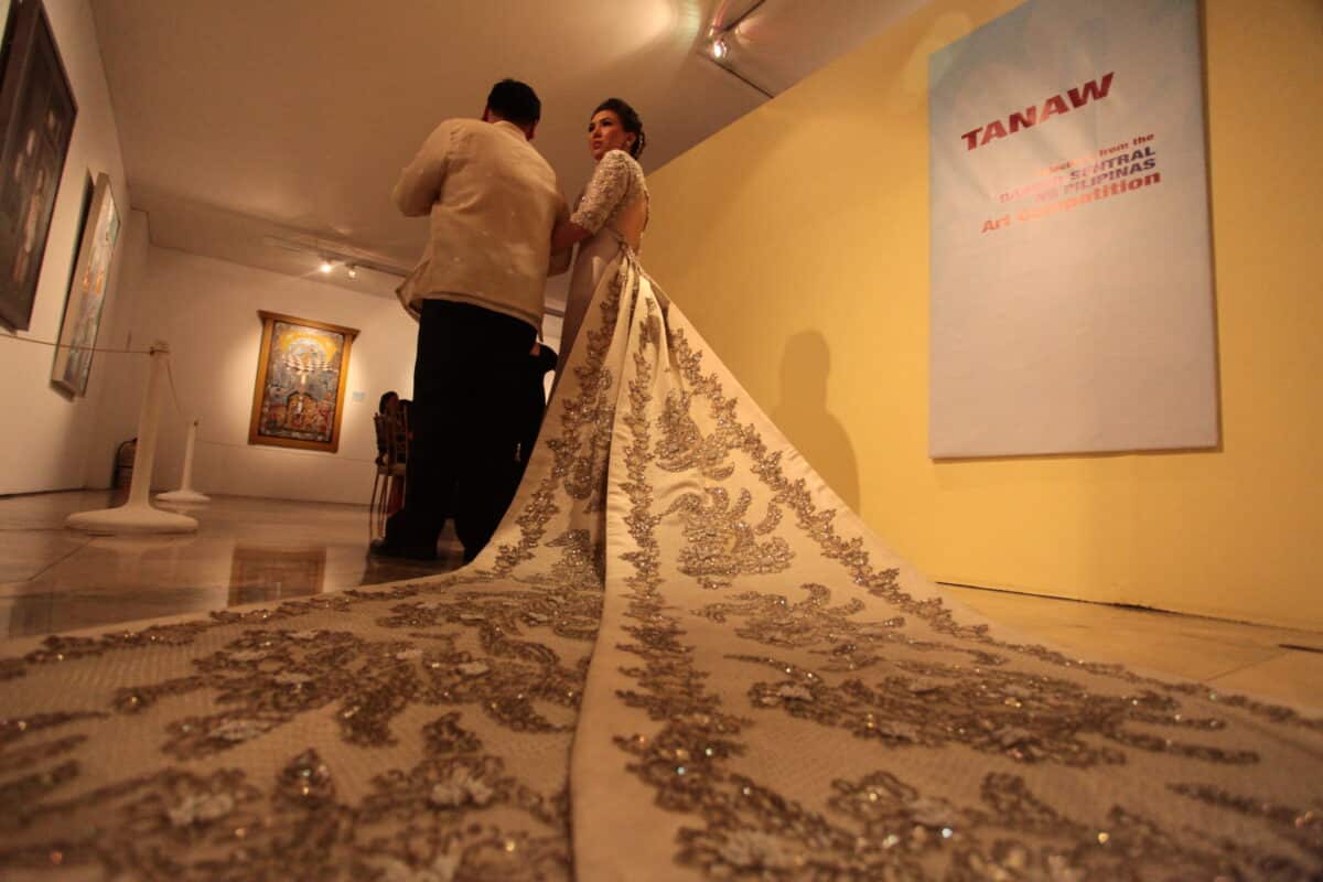 Erica Concepcion-Reyes in vintage Ramon Valera