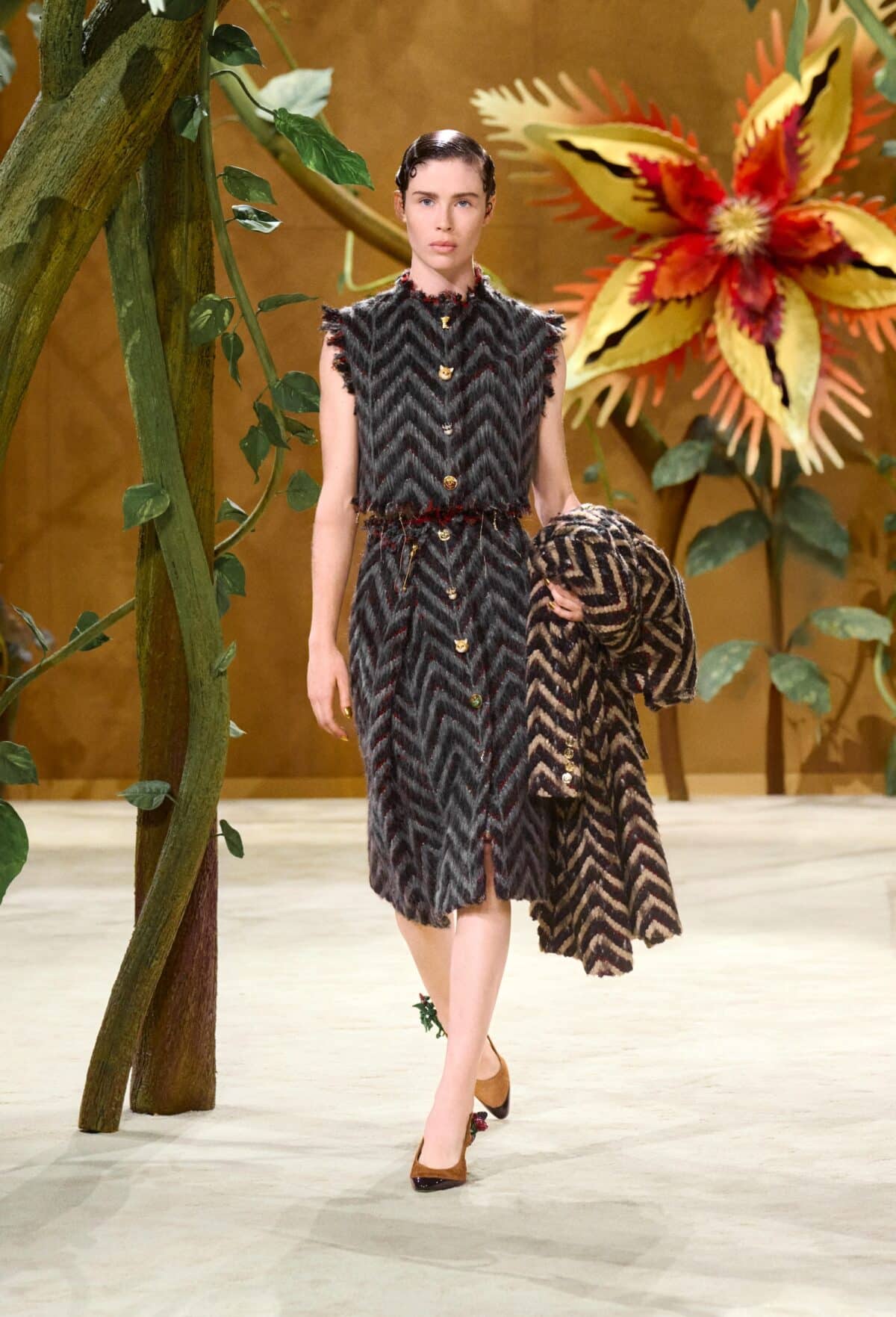 Chanel’s Look 46 from their Fall 2026 Haute Couture collection