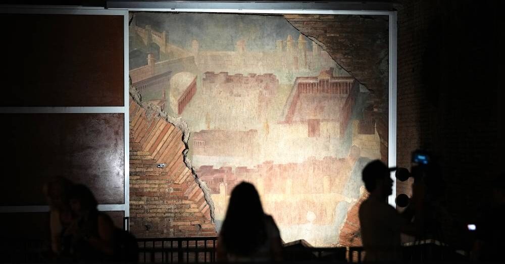 Ancient Rome’s biggest fresco and mosaic open to public for first time