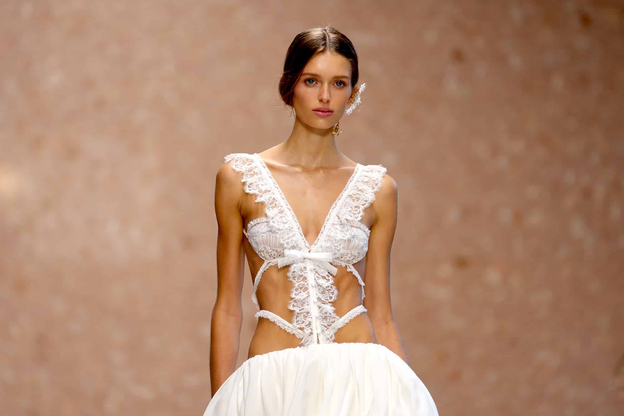 At Paris Fashion Week, Chloé bets on stars, lingerie, and lace in a tougher luxury market