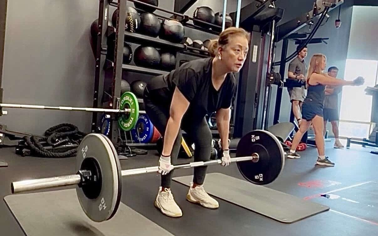 Filipino voice legend Pinky Aseron on lifting and staying strong at 64
